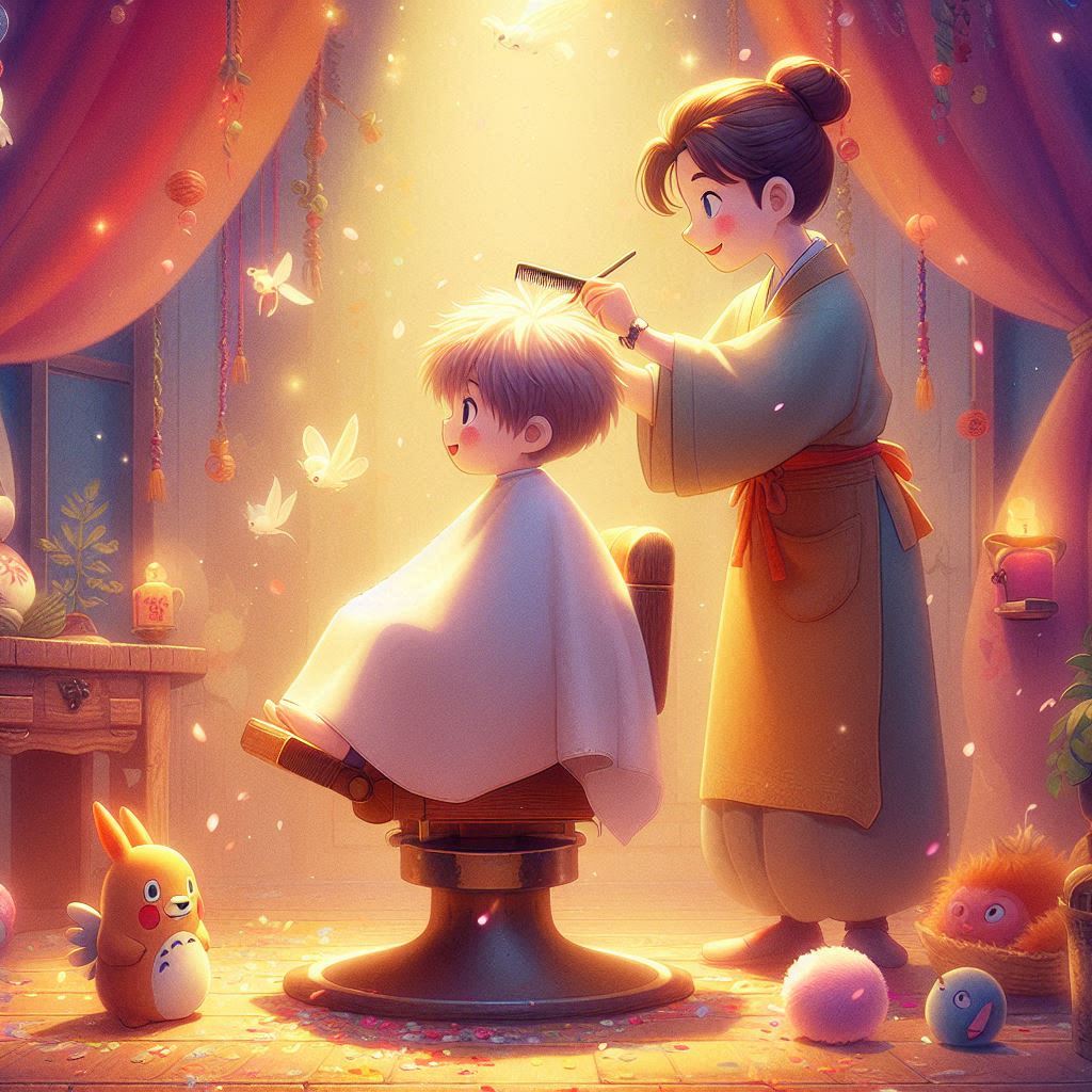 Auspicious timing for a child's first haircut